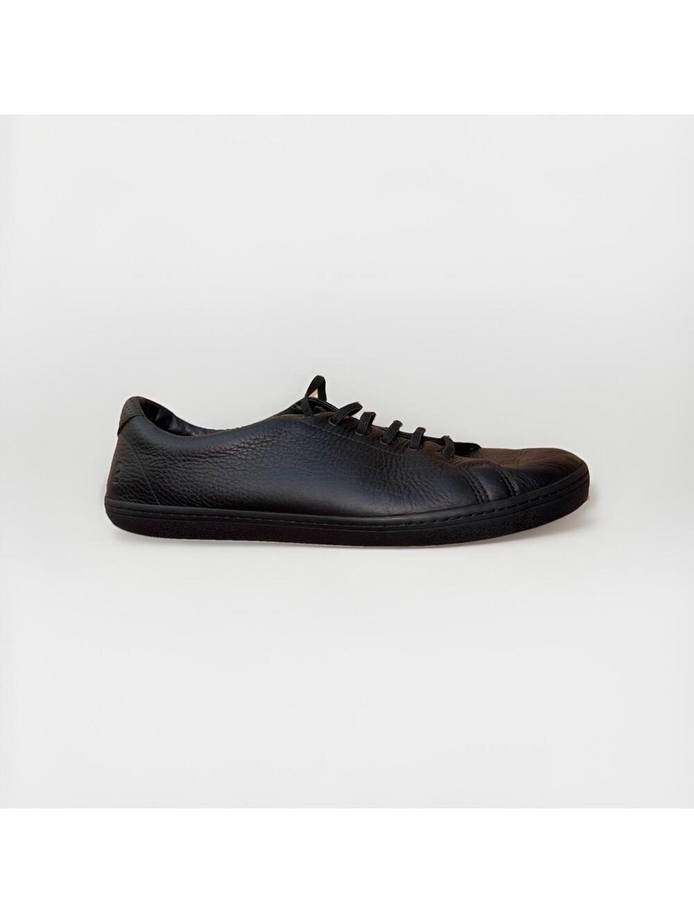 Birchbury Bramfords Black Leather Minimalist Sneakers Mens Size 11.5